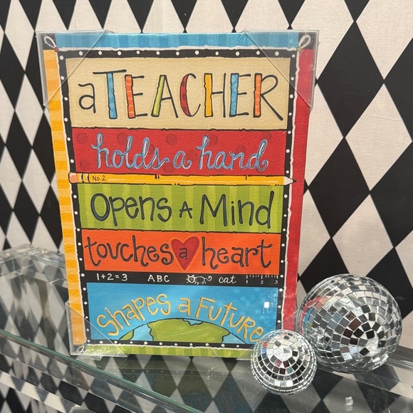 Inspirational Teacher Canvas - Picture 1 of 1